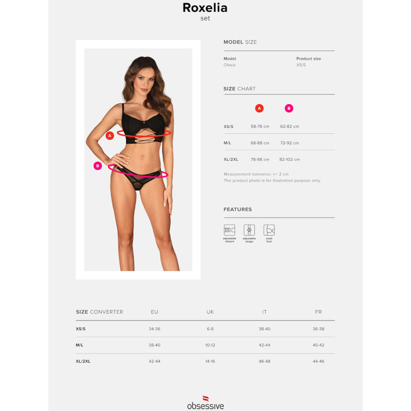 OBSESSIVE - ENSEMBLE DEUX PIÈCES ROXELIA XS/S