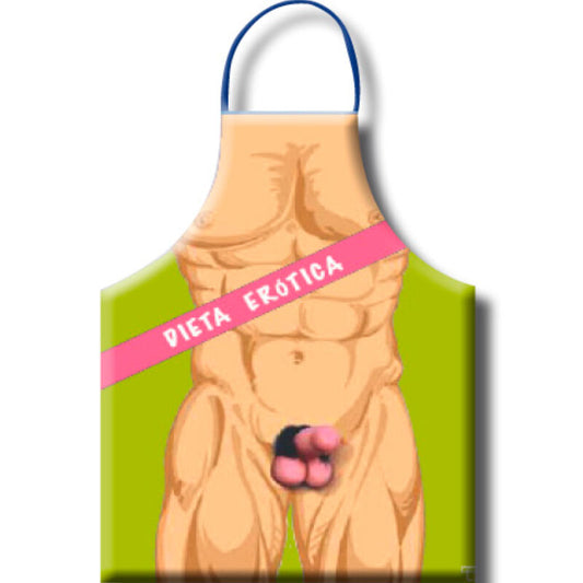 DIABLO PICANTE - TABLIER DE RÉGIME ÉROTIQUE POUR HOMME