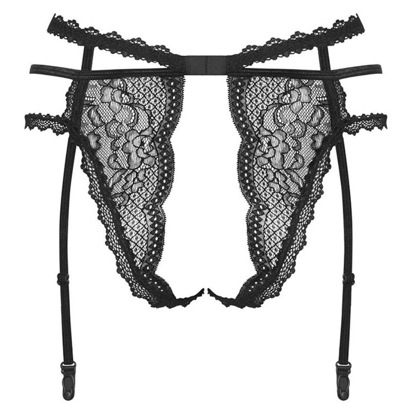OBSESSIVE - PORTE-Jarretelles PERLOVE NOIR XS/S