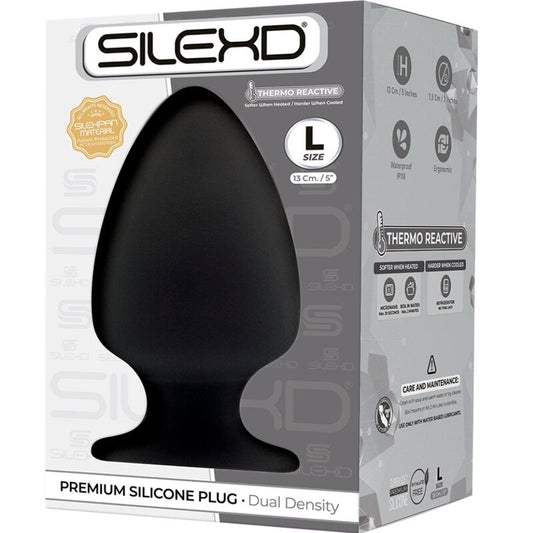 SILEXD - MODÈLE 1 PLUG ANAL PREMIUM SILEXPAN PREMIUM SILICONE THERMOREACTIF TAILLE L