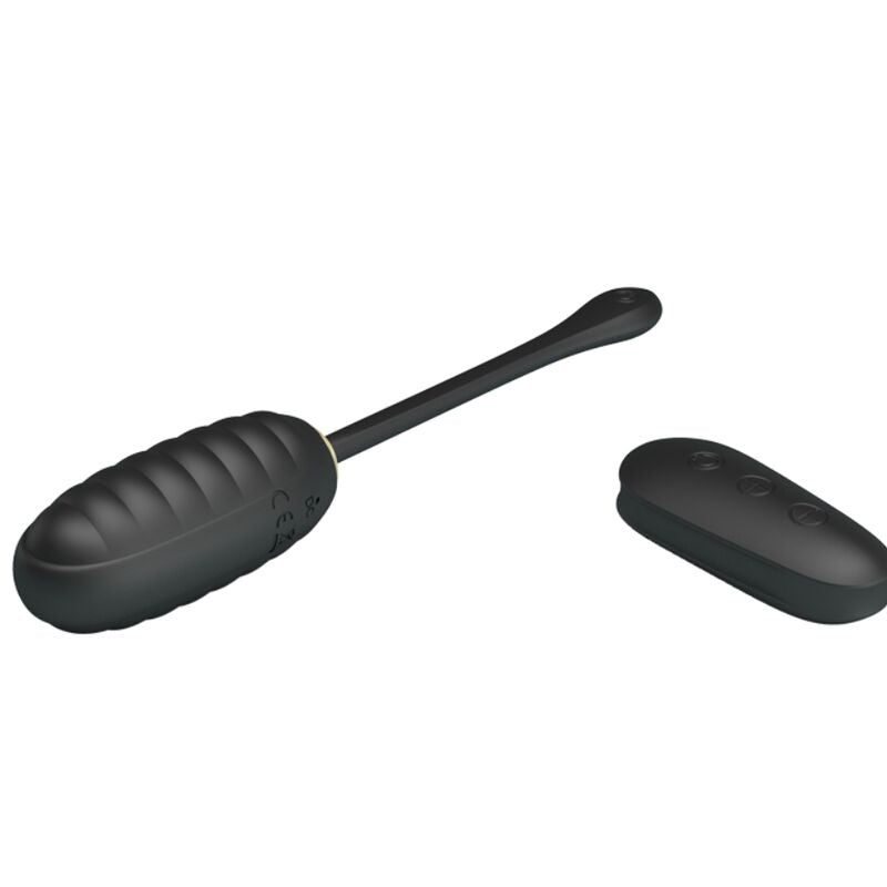 PRETTY LOVE - ŒUF VIBRANT RECHARGEABLE NOIR TÉLÉCOMMANDE DOREEN LUXURY