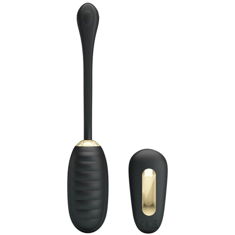 PRETTY LOVE - ŒUF VIBRANT RECHARGEABLE NOIR TÉLÉCOMMANDE DOREEN LUXURY