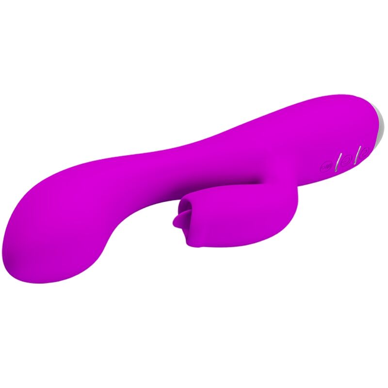 PRETTY LOVE - VIBRATEUR RECHARGEABLE GLORIA RABBIT-VIOLET IMPERMÉABLE