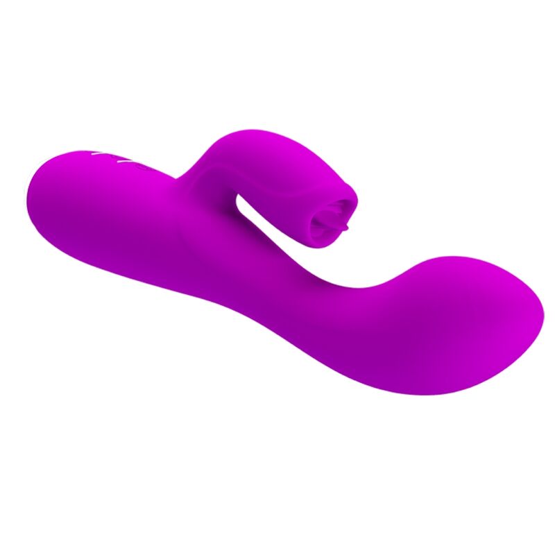 PRETTY LOVE - VIBRATEUR RECHARGEABLE GLORIA RABBIT-VIOLET IMPERMÉABLE