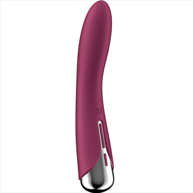 SATISFYER - SPINNING VIBE 1 VIBRATEUR G-SPOT ROTATOR ROUGE