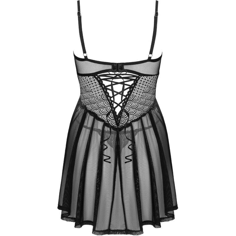 OBSESSIVE - ENSEMBLE BADYDOLL ET STRING CHEMERIS XS/S