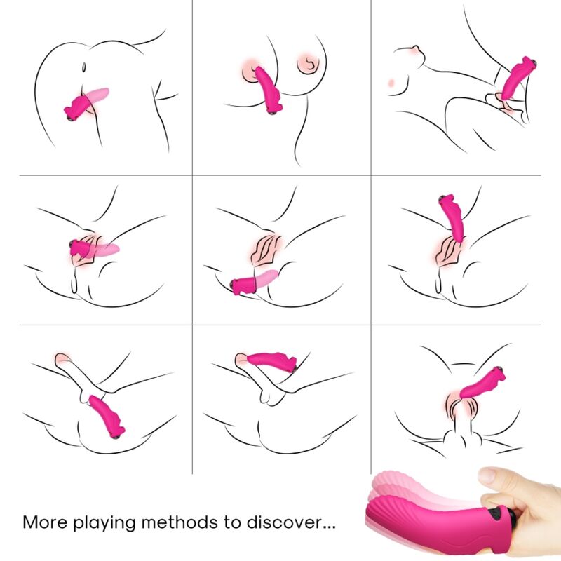ARMONY - VIBRATEUR À DOIGTS AURORA FUCHSIA