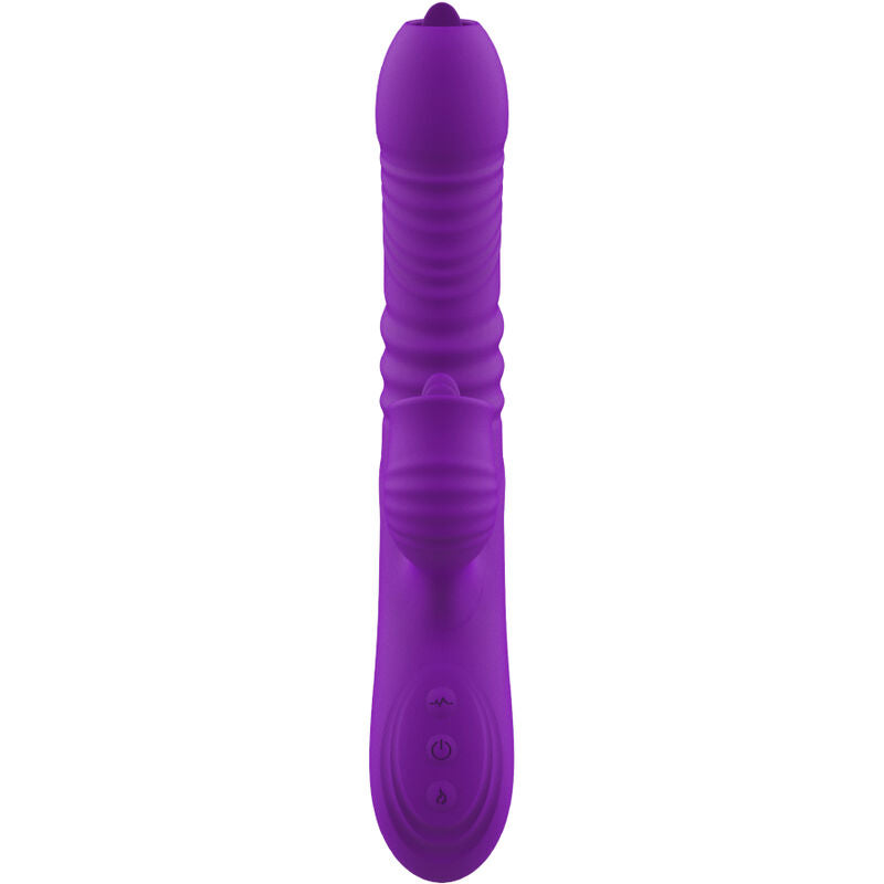ARMONY - VIBRATEUR LAPIN ENTIÈREMENT G SPOT AVEC LANGUE VIOLET À EFFET CHALEUR STIMULANT