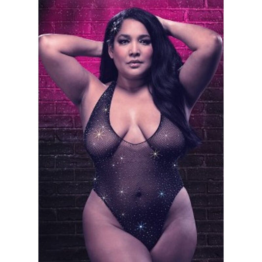 CALEXOTICS - MANTEAU RADIANCE ÉPAULE RHIN GRANDE TAILLE