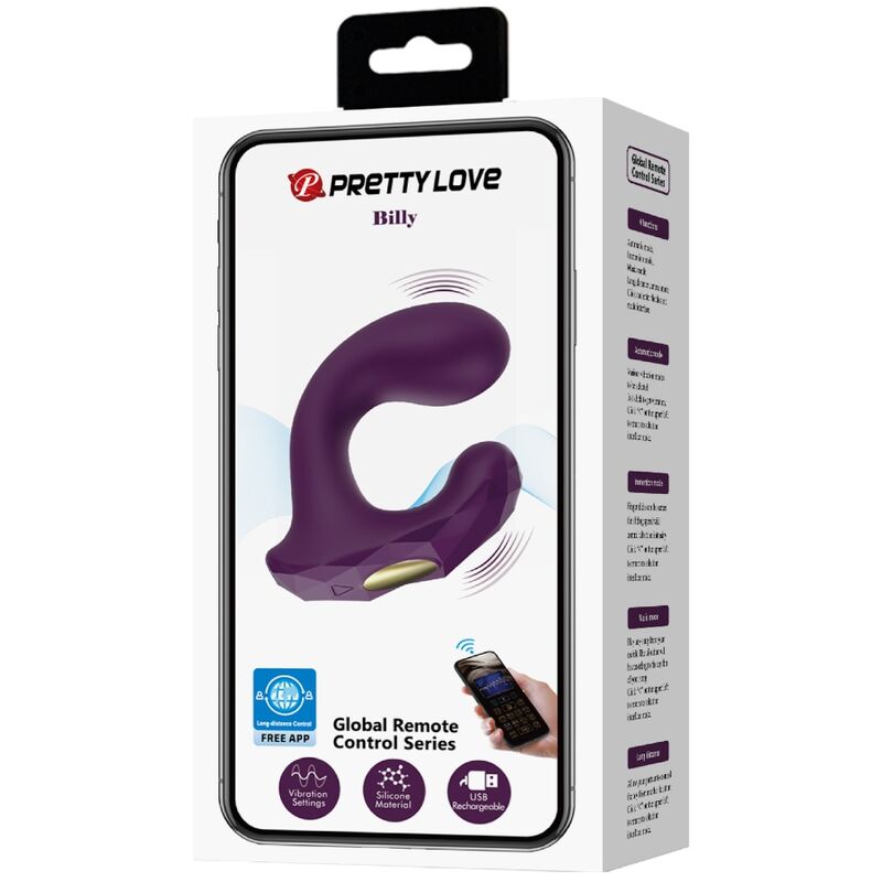 PRETTY LOVE - APPLICATION GRATUITE BILLY REMOTE CONTROL VIBRATION VIOLET