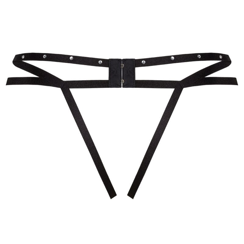 LIVCO CORSETTI FASHION - STRING NOMADE SANS ENTREJAMBE NOIR