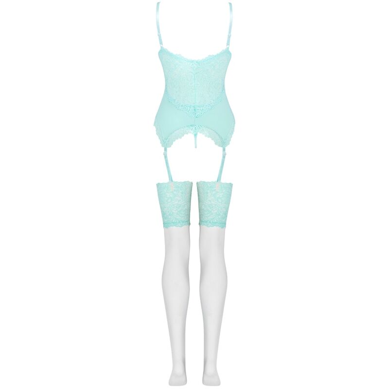 LIVCO CORSETTI FASHION - PERSINNE MIT EMPORIO ENSEMBLE CORSET + SLIPS + CHAUSSETTES