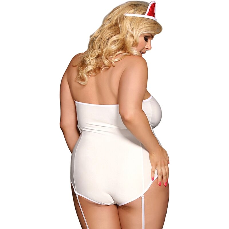 SUBBLIME - COSTUME D'INFIRMIÈRE SEXY AVEC OURS EN Peluche S/M