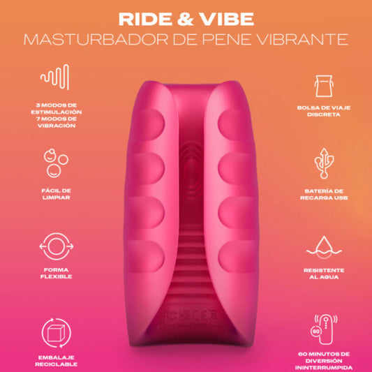 DUREX - MASTURBATEUR VIBRATEUR JOUET RIDE & VIBE