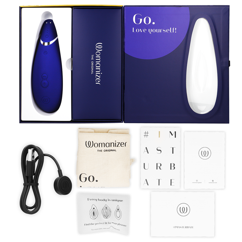 WOMANIZER - STIMULATEUR DE CLITORIS PREMIUM 2 BLEUETS