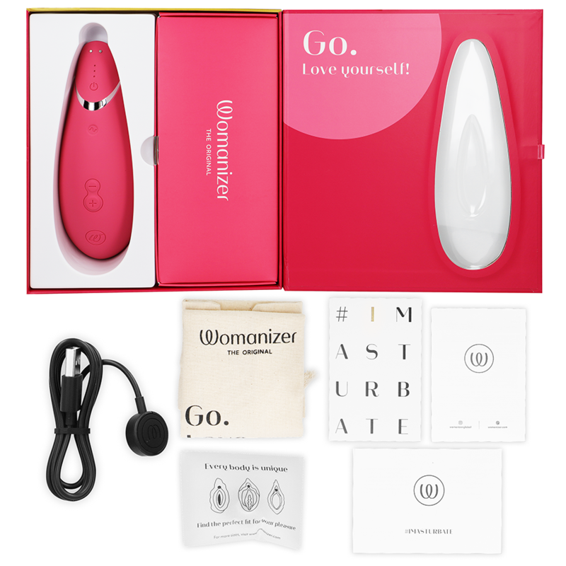 WOMANIZER - STIMULATEUR CLITORAL FRAMBOISE PREMIUM 2