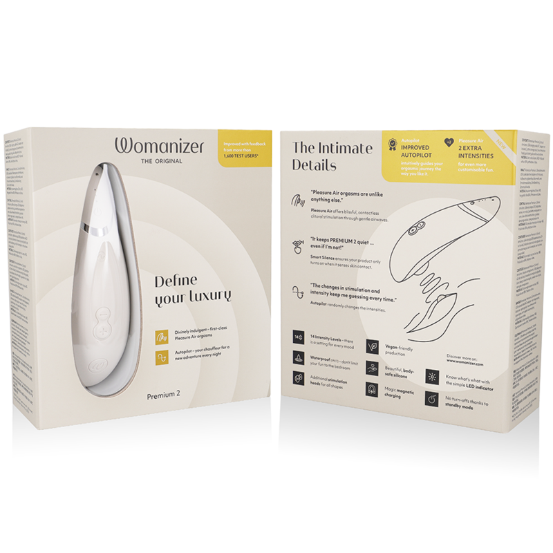 WOMANIZER - STIMULATEUR CLITORAL GRIS CHAUD PREMIUM 2