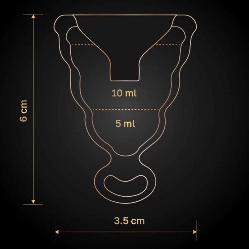 G-VIBE - GCUP COPPA MESTRUALE NERA