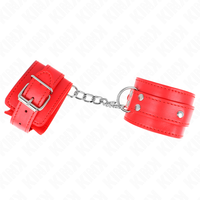 KINK - RÉSISTANCE POIGNET AVEC 3 ANNEAUX RÉGLABLES ROUGE 17,5-25 CM X 6 CM
