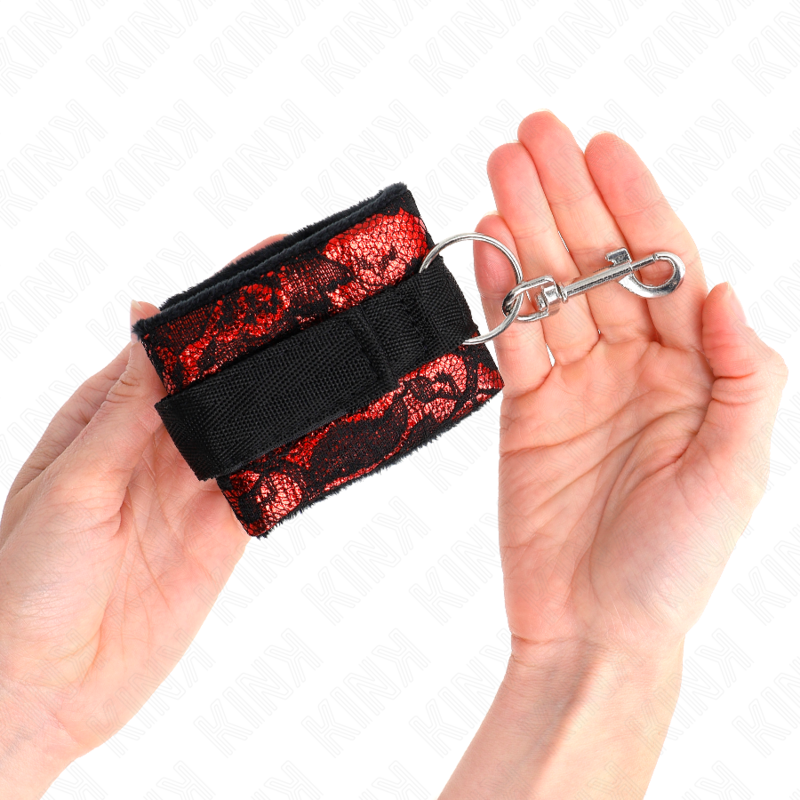 KINK - POIGNET SCANDALE ROUGE-NOIR