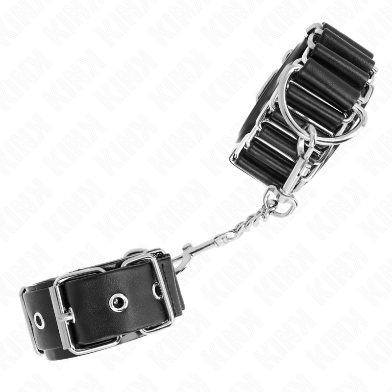 KINK - FERMETURE À GLISSIÈRE NOIRE RÉGLABLE JOINT DE POIGNET FIN 16-22 CM X 3,5 CM
