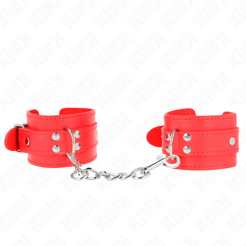 KINK - RÉSISTANCE DE POIGNET RÉGLABLE SIMPLE ROUGE 20-23 CM X 5,5 CM