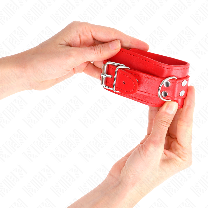 KINK - RÉSISTANCE DE POIGNET RÉGLABLE SIMPLE ROUGE 20-23 CM X 5,5 CM