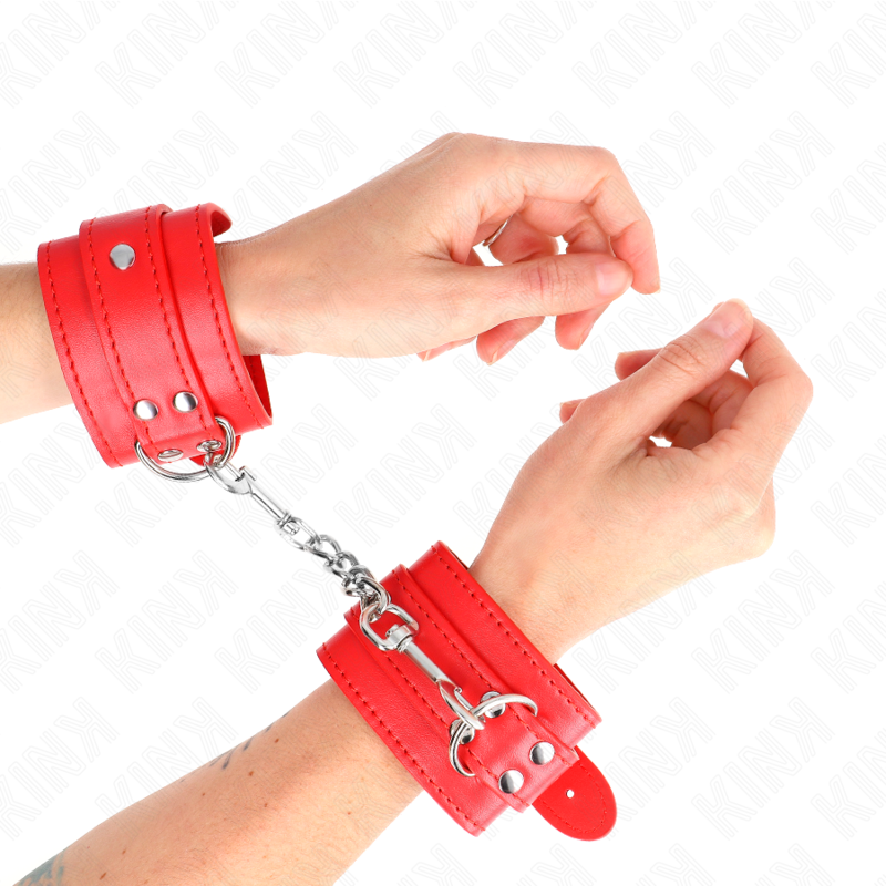 KINK - RÉSISTANCE DE POIGNET RÉGLABLE SIMPLE ROUGE 20-23 CM X 5,5 CM