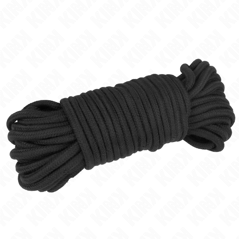 KINK - CORDE EN COTON NOIR 20 MÈTRES