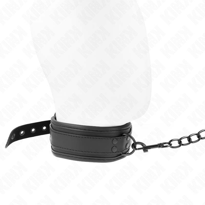 KINK - COLLIER DE BONDAGE EN NÉOPRÈNE MODÈLE 1 AVEC CEINTURE RÉGLABLE 78 CM 37,5 X 49,5 CM