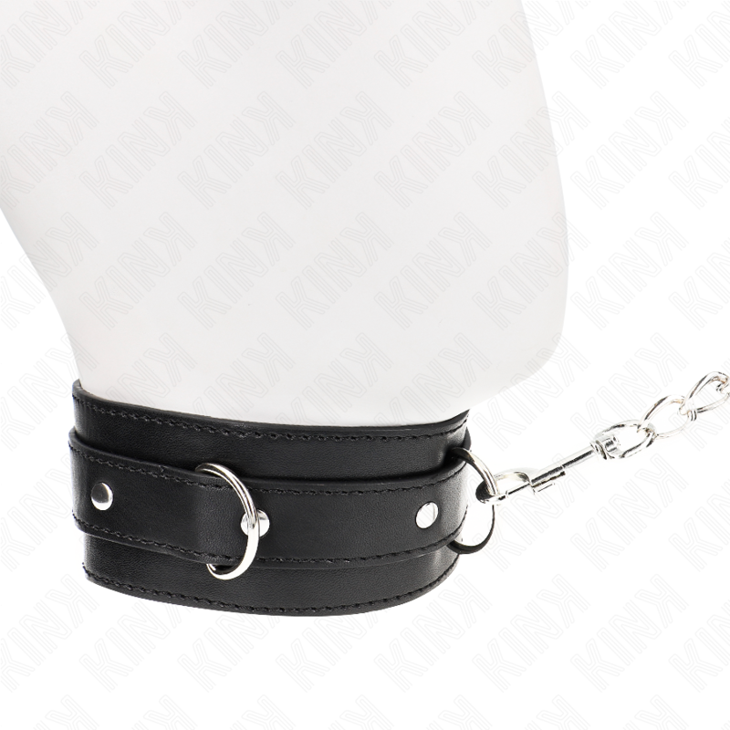 KINK - COLLIER AVEC CEINTURE 65 CM AVEC BRACELET NOIR 54 X 4,5 CM