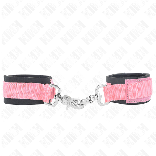 KINK - REPOSE-POIGNET RÉGLABLE EN NÉOPRÈNE ROSE 22-34 CM