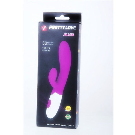 PRETTY LOVE - VIBRATEUR FLIRTATION ALVIS AVEC STIMULATEUR CLITORAL