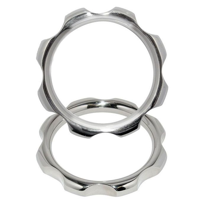 MÉTAL DUR - ANNEAU DE COUPLE POUR PÉNIS ET TESTICULES 50MM