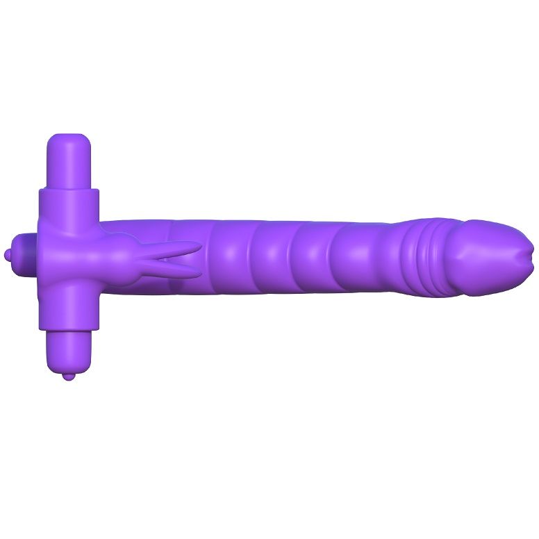 FANTASY C-RINGZ - VIBRATEUR DOUBLE LAPIN EN SILICONE
