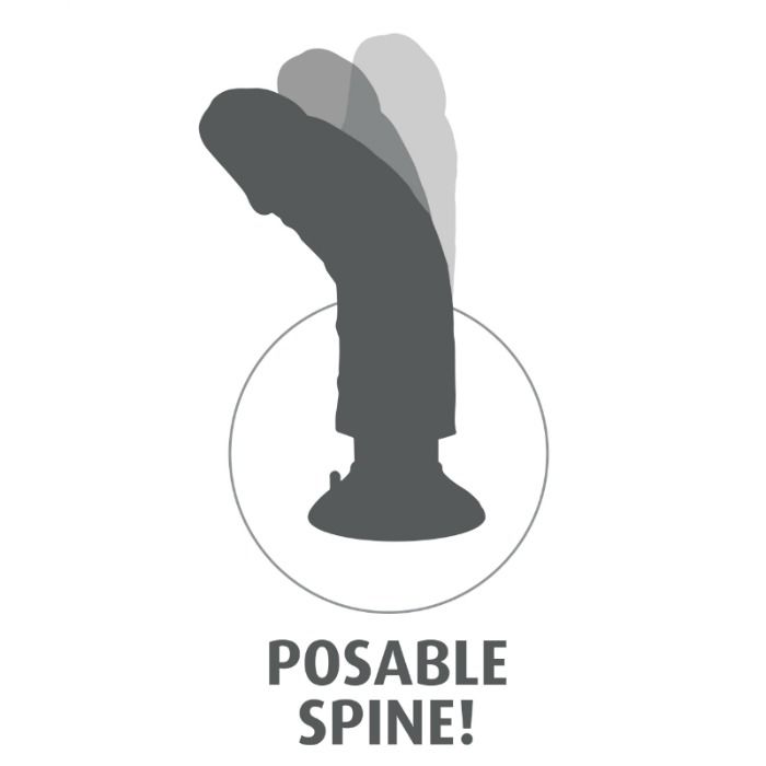 KING COCK - GODE VIBRATEUR 17,78 CM NATUREL