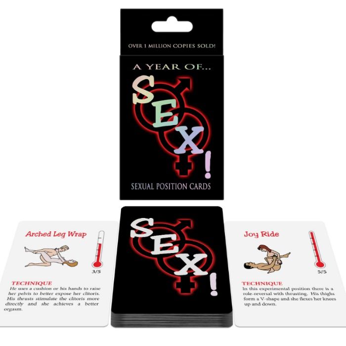 KHEPER GAMES - CARTES DE POSITION SEXUELLE UN AN DE...SEXE !