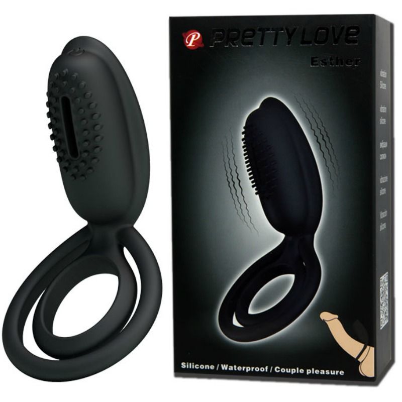 PRETTY LOVE - ANNEAU VIBRANT ESTHER AVEC STIMULATEUR