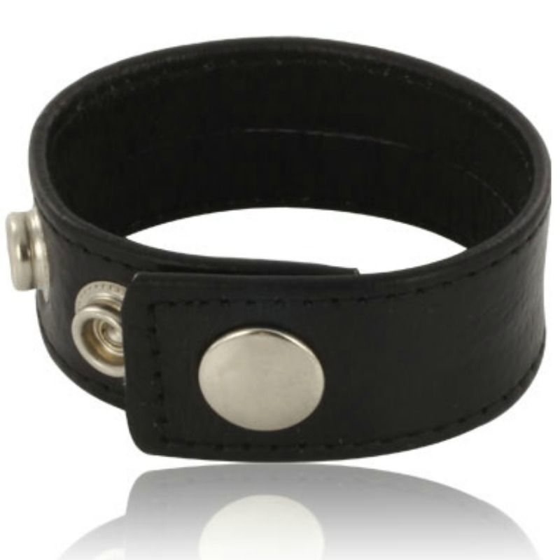 CORPS EN CUIR - ET BRACELET AVEC MOUSQUETONS - NOIR