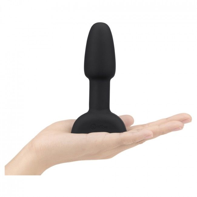 B-VIBE - PLUG ANAL TÉLÉCOMMANDE RIMMING PETITE NOIR