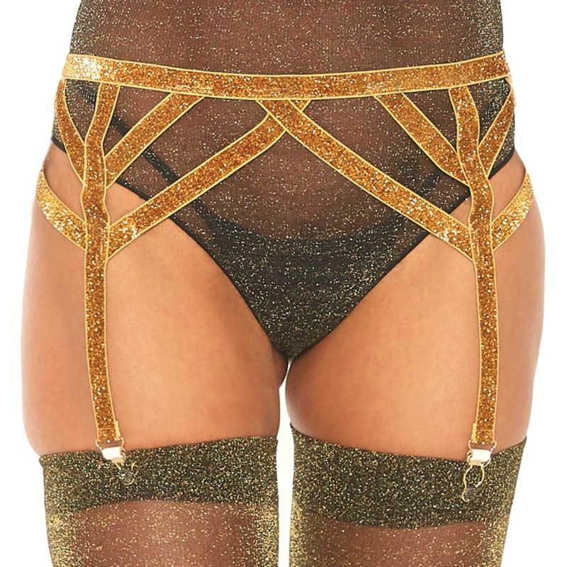 LEG AVENUE - BRACELET ÉLASTIQUE LUREX TAILLE UNIQUE