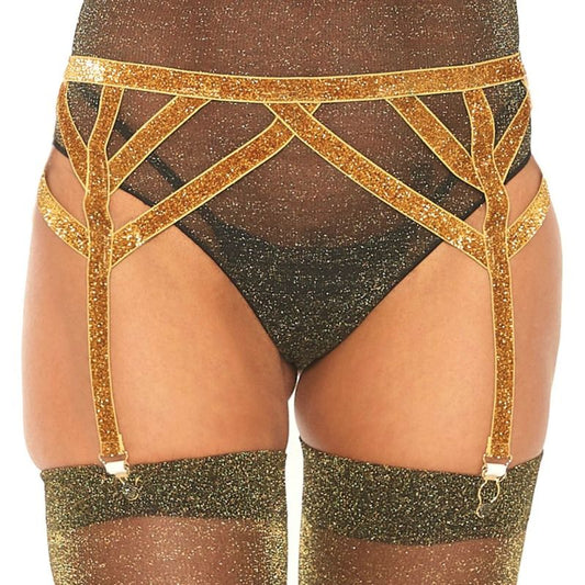 LEG AVENUE - BRACELET ÉLASTIQUE LUREX TAILLE UNIQUE
