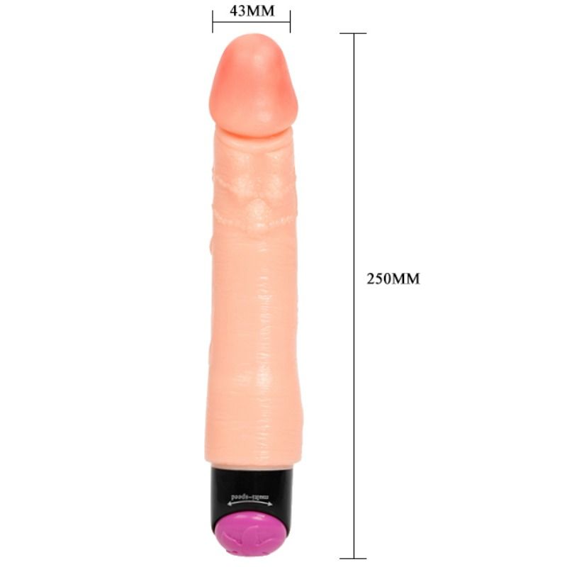 BAILE - VIBRATEUR FLEXIBLE RÉALISTE 25 CM