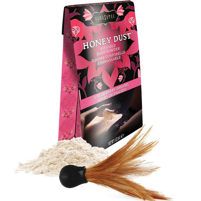 KAMASUTRA - POUDRE DE RÊVES À LA FRAISE KISSABLE 28 GR