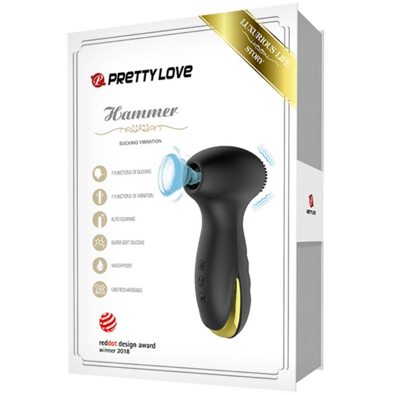 PRETTY LOVE - VIBRATION ET ASPIRATION INTELLIGENTES DU MARTEAU