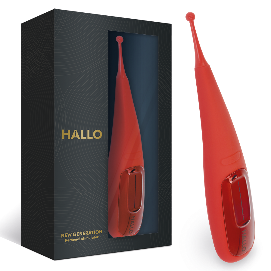 HALLO - VIBRATEUR ROUGE FOCUS
