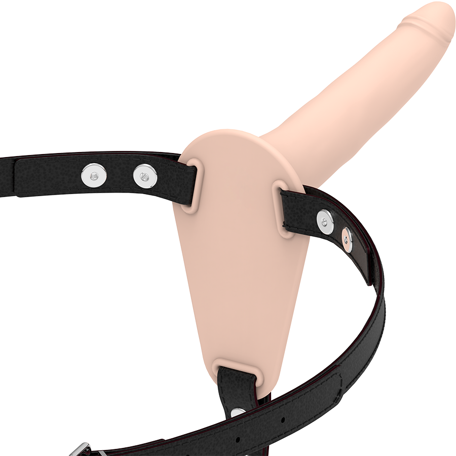 HARNAIS SOUMIS FÉTICHE - CHAIR SILICONE 15 CM
