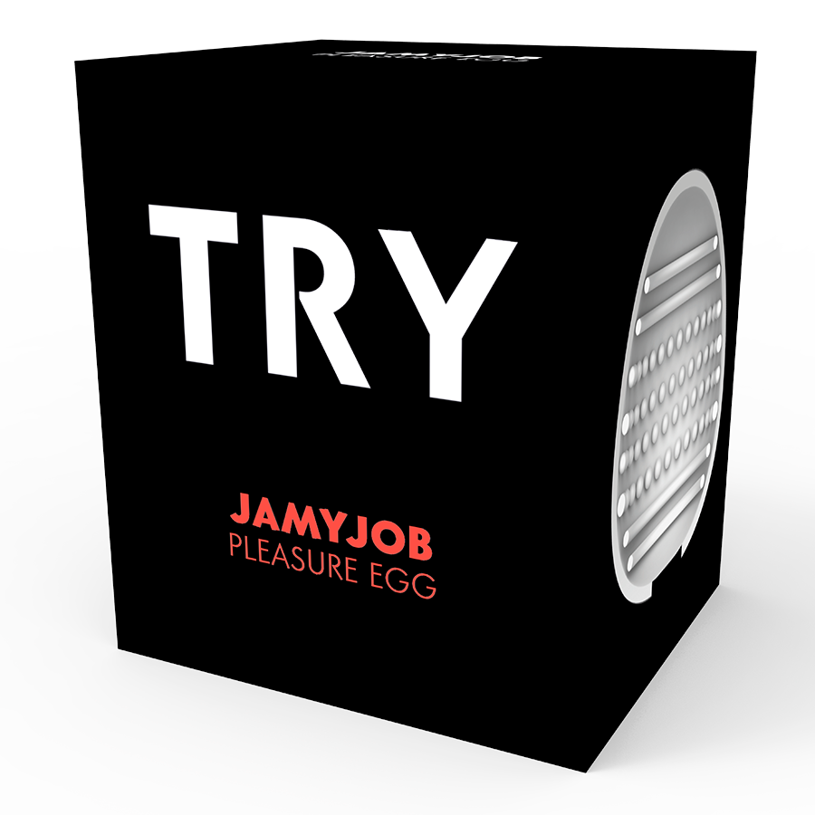 JAMYJOB - MASTURBATEUR OEUF NOIR VERSION DISCRÈTE