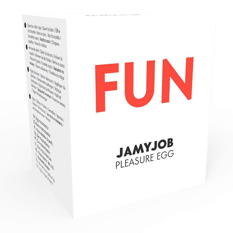 JAMYJOB - MASTURBATEUR OEUF ROUGE EDITION DISCRET