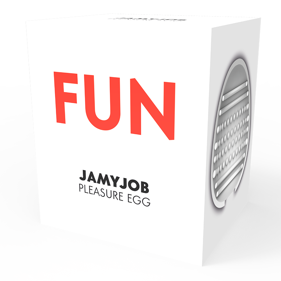 JAMYJOB - MASTURBATEUR OEUF ROUGE EDITION DISCRET